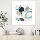 Rings I by Tom Reeves on GIANT ART - blue abstract