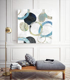 Rings I by Tom Reeves on GIANT ART - blue abstract