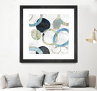 Rings I by Tom Reeves on GIANT ART - blue abstract