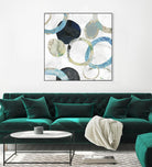 Rings I by Tom Reeves on GIANT ART - blue abstract