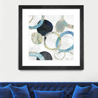 Rings I by Tom Reeves on GIANT ART - blue abstract