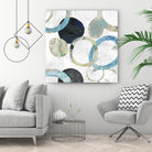 Rings I by Tom Reeves on GIANT ART - blue abstract