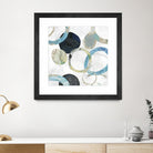 Rings I by Tom Reeves on GIANT ART - blue abstract