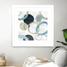 Rings I by Tom Reeves on GIANT ART - blue abstract