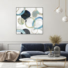 Rings I by Tom Reeves on GIANT ART - blue abstract