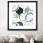 Rings I by Tom Reeves on GIANT ART - blue abstract