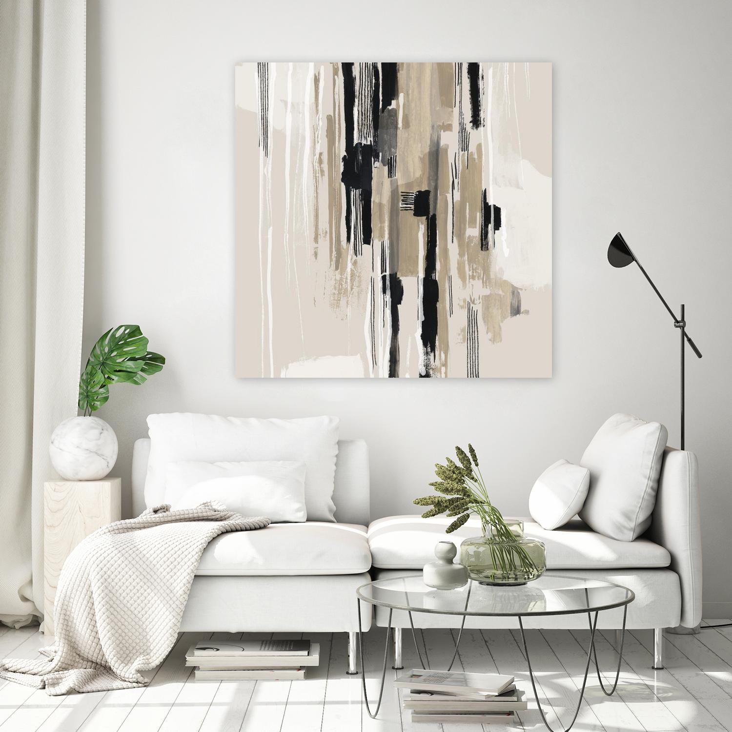 Woven Together I  by Tom Reeves on GIANT ART - beige abstract