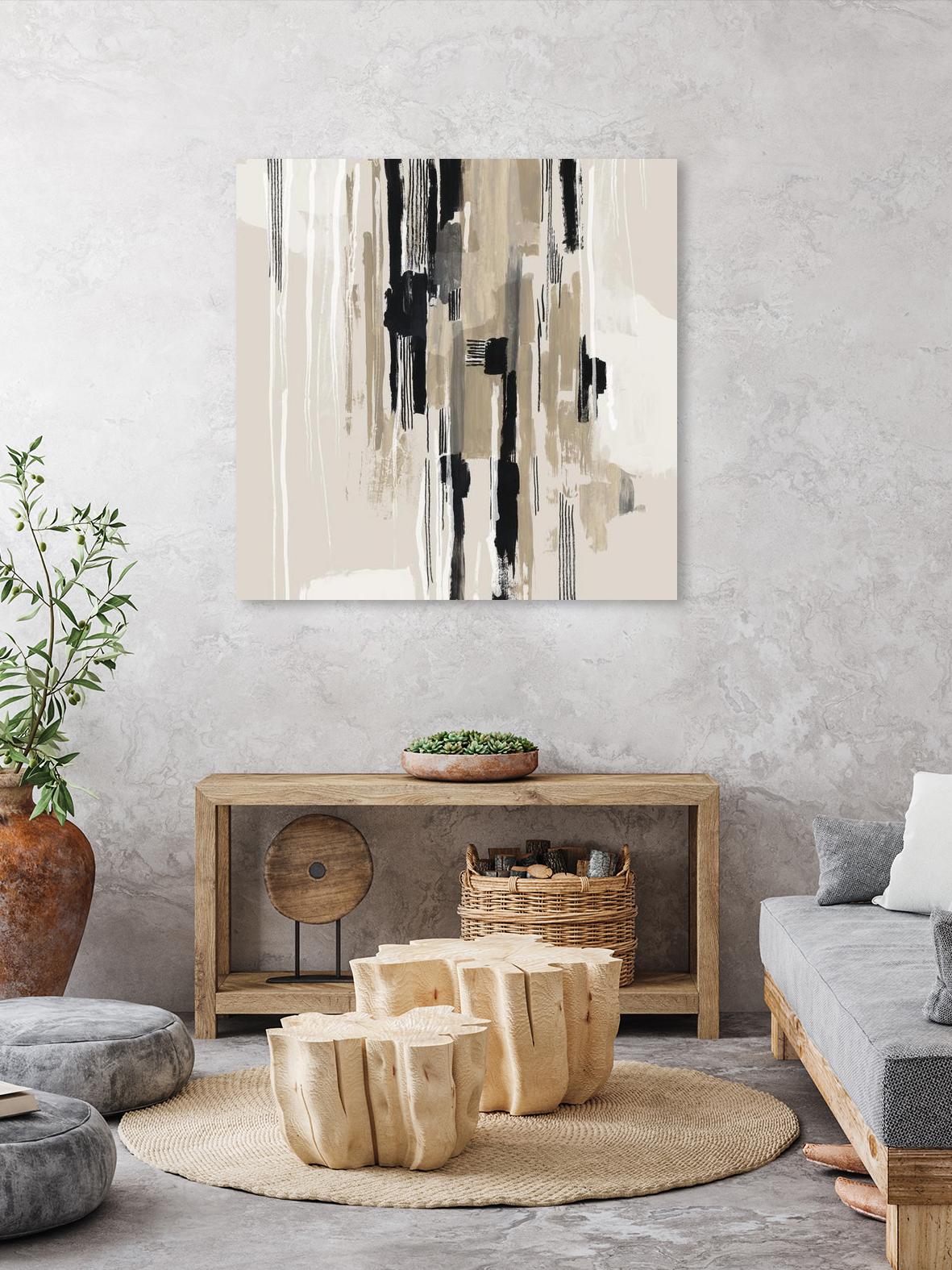 Woven Together I  by Tom Reeves on GIANT ART - beige abstract