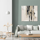 Woven Together I  by Tom Reeves on GIANT ART - beige abstract