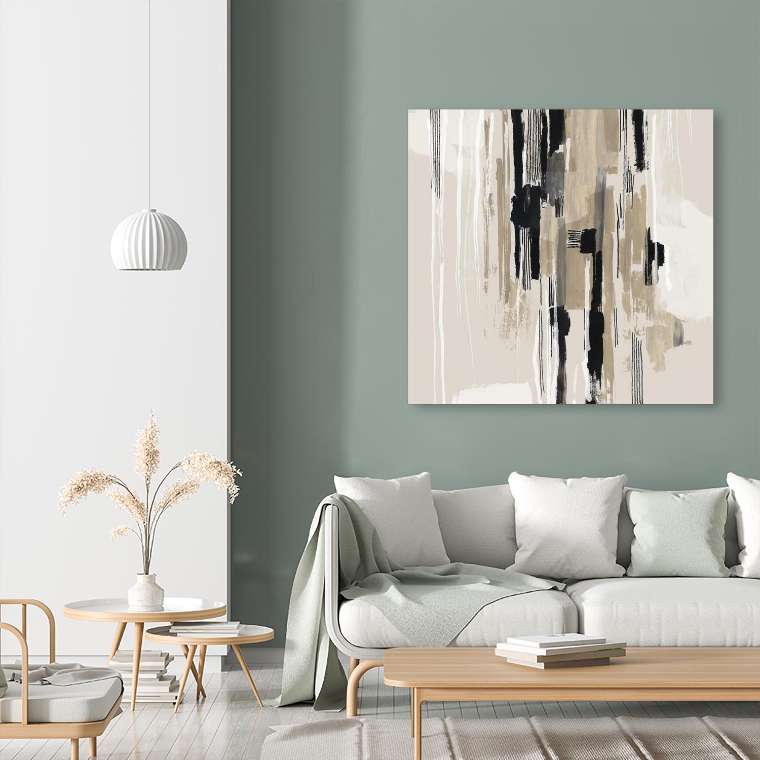 Woven Together I  by Tom Reeves on GIANT ART - beige abstract