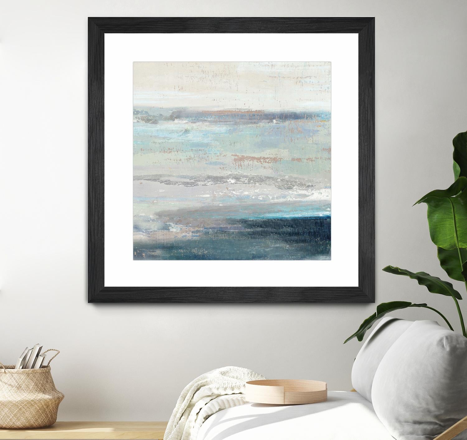 Cabana Waves II by Tom Reeves on GIANT ART - grey abstract