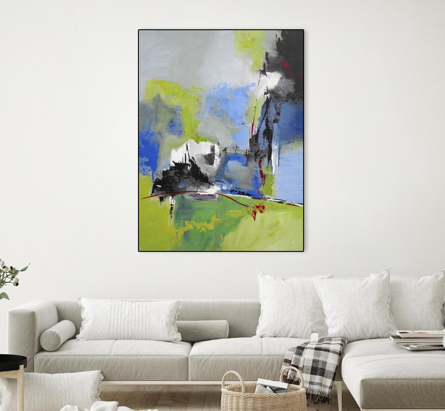 All is not Lost by Ruth Palmer on GIANT ART - blue abstract