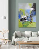 All is not Lost by Ruth Palmer on GIANT ART - green abstract