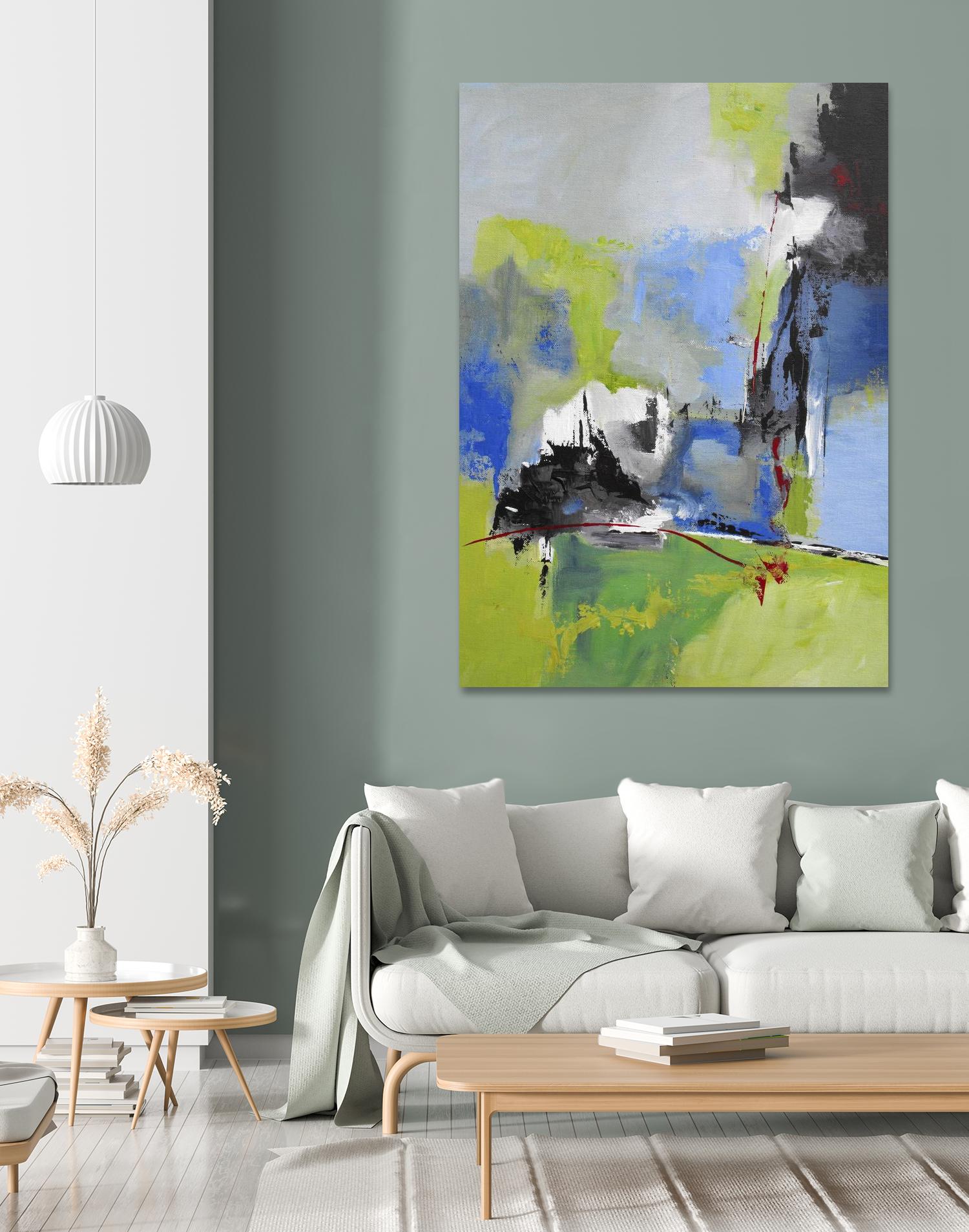 All is not Lost by Ruth Palmer on GIANT ART - green abstract