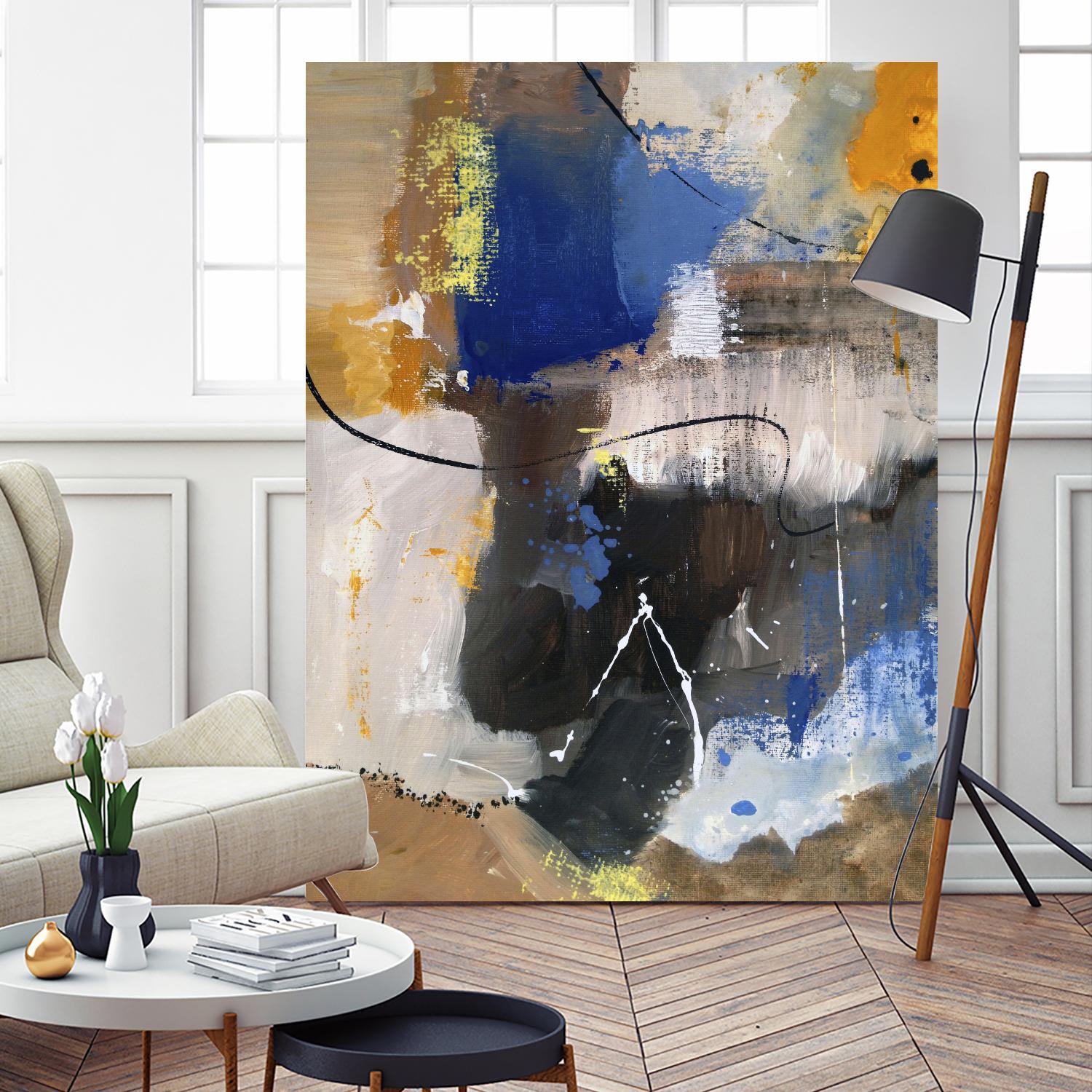 The Day is Near I by Ruth Palmer on GIANT ART - black abstract