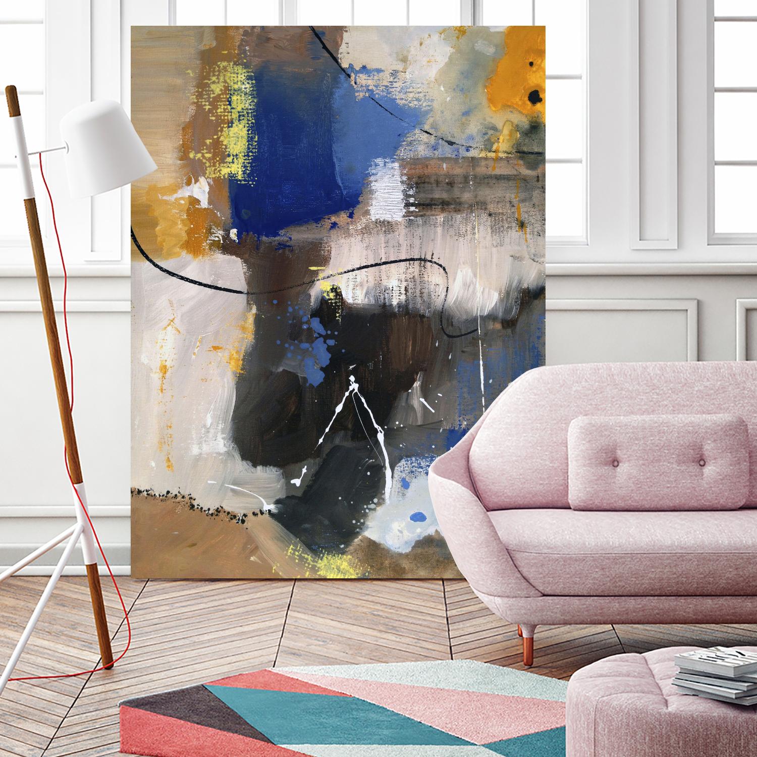 The Day is Near I by Ruth Palmer on GIANT ART - black abstract