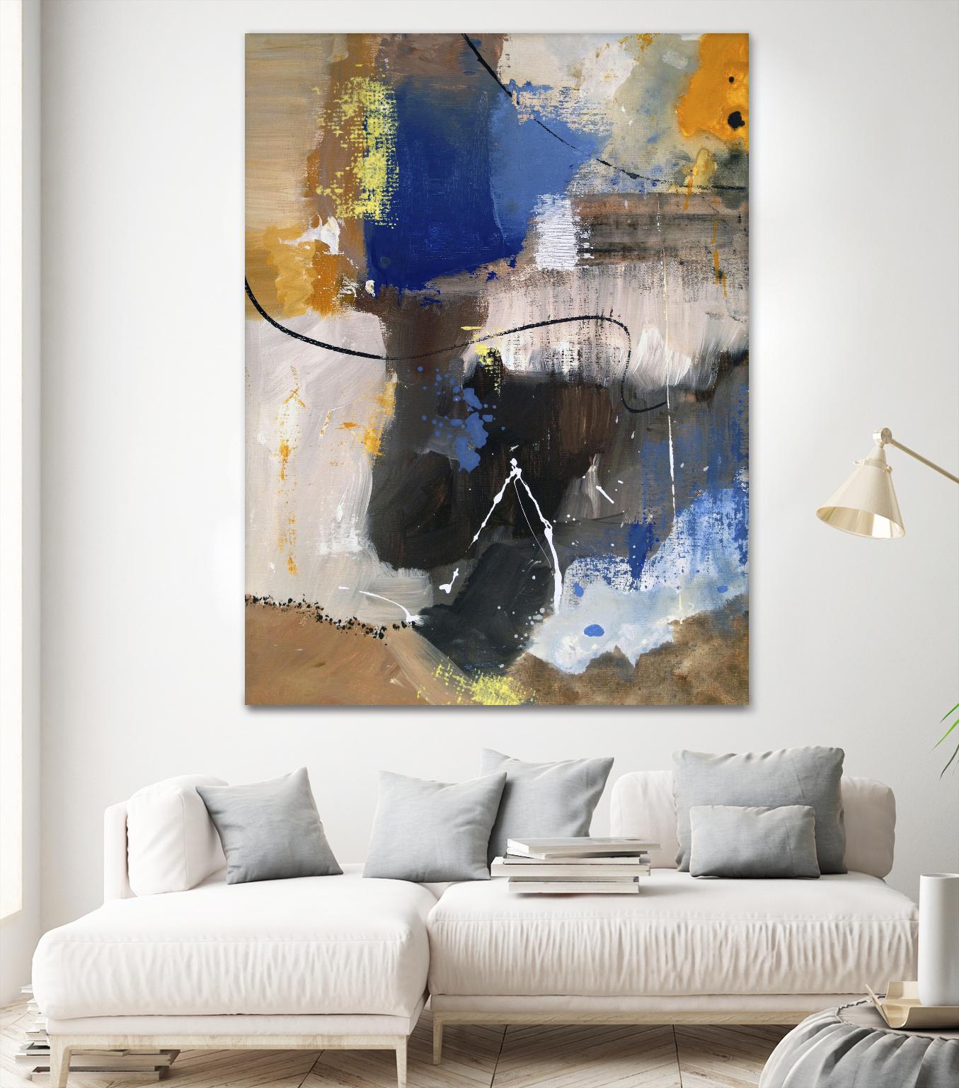 The Day is Near I by Ruth Palmer on GIANT ART - black abstract
