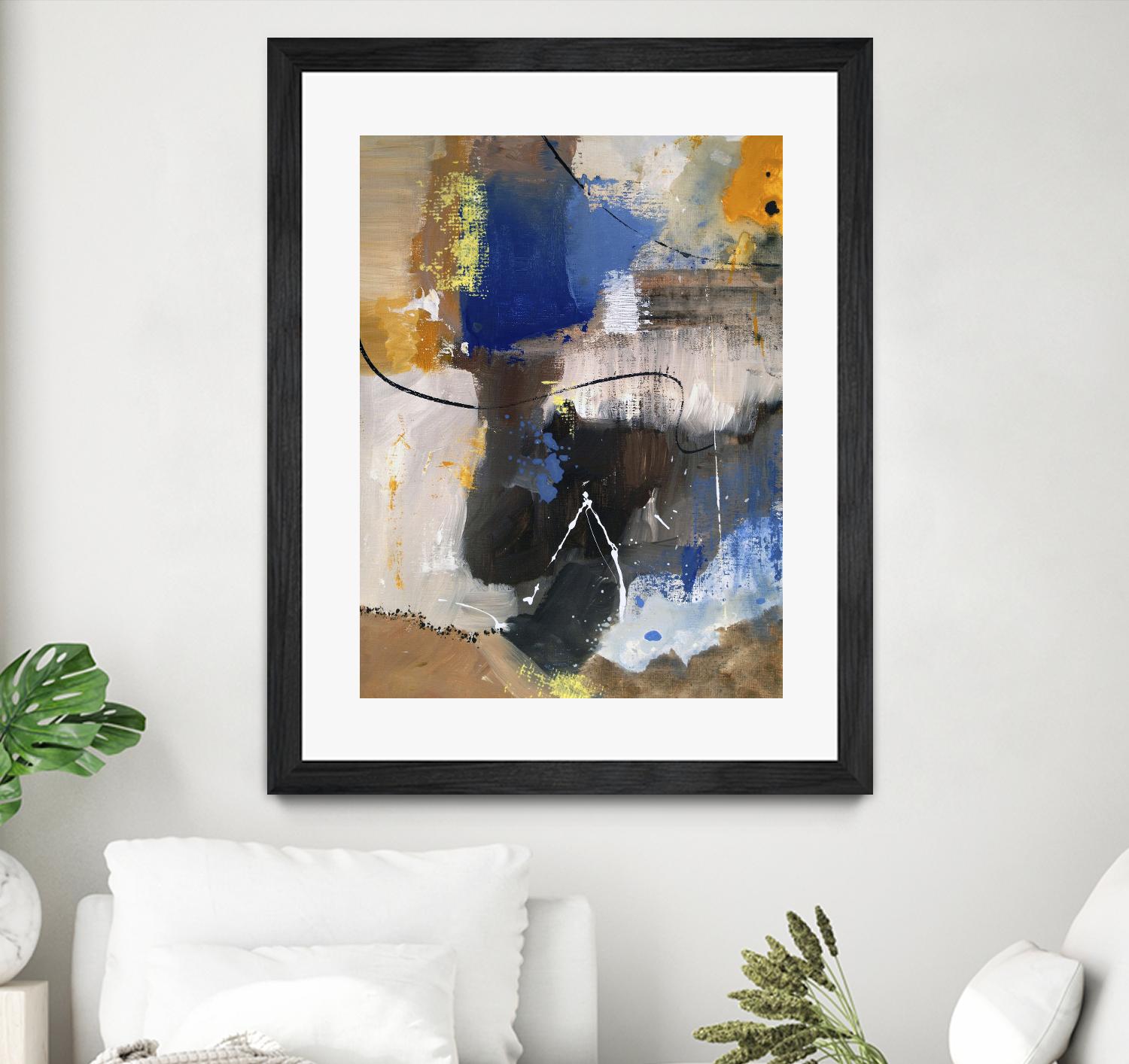 The Day is Near I by Ruth Palmer on GIANT ART - beige abstract