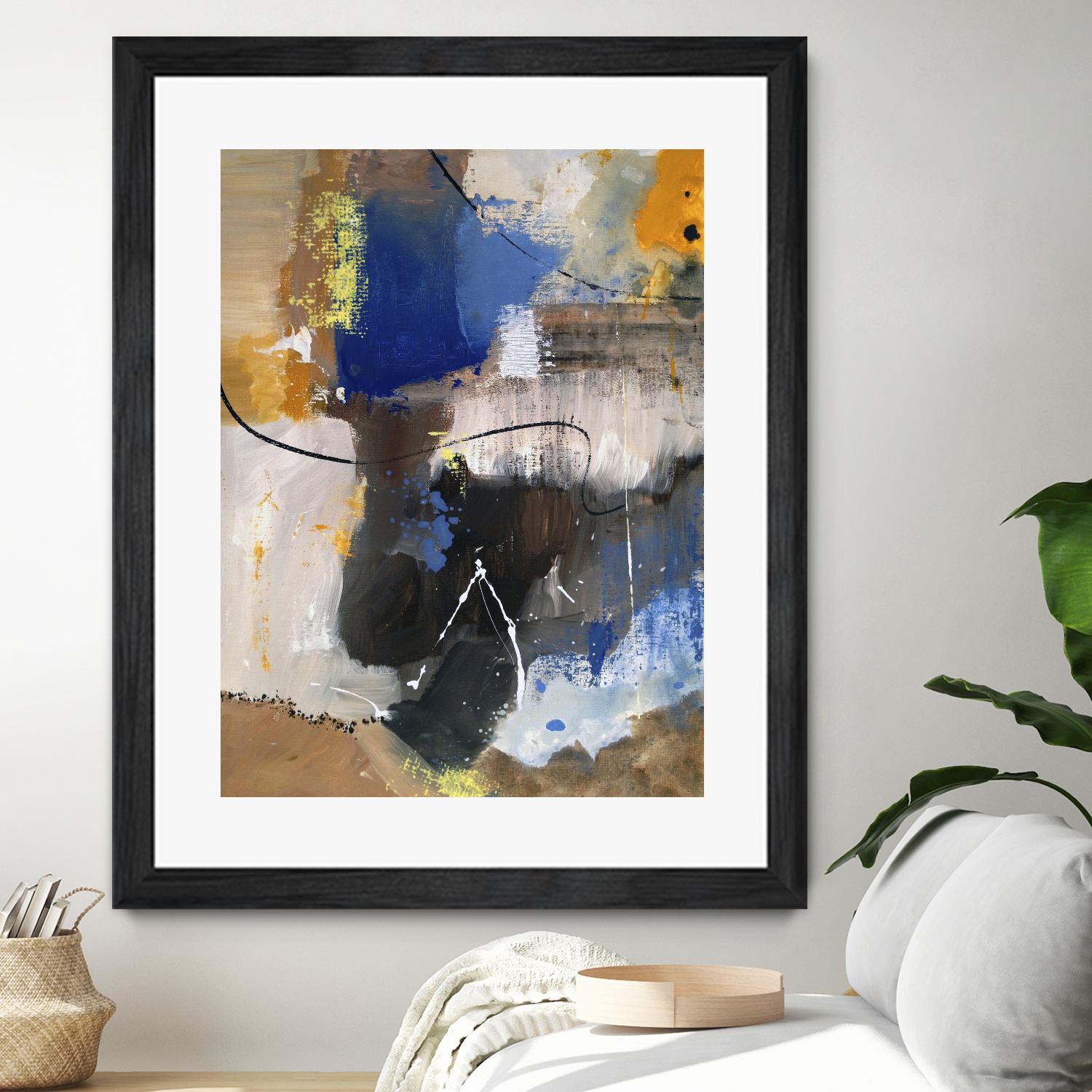 The Day is Near I by Ruth Palmer on GIANT ART - beige abstract