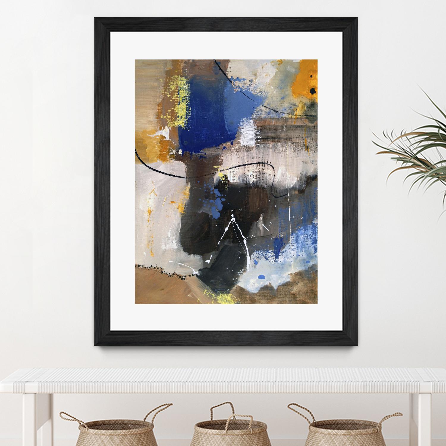 The Day is Near I by Ruth Palmer on GIANT ART - beige abstract