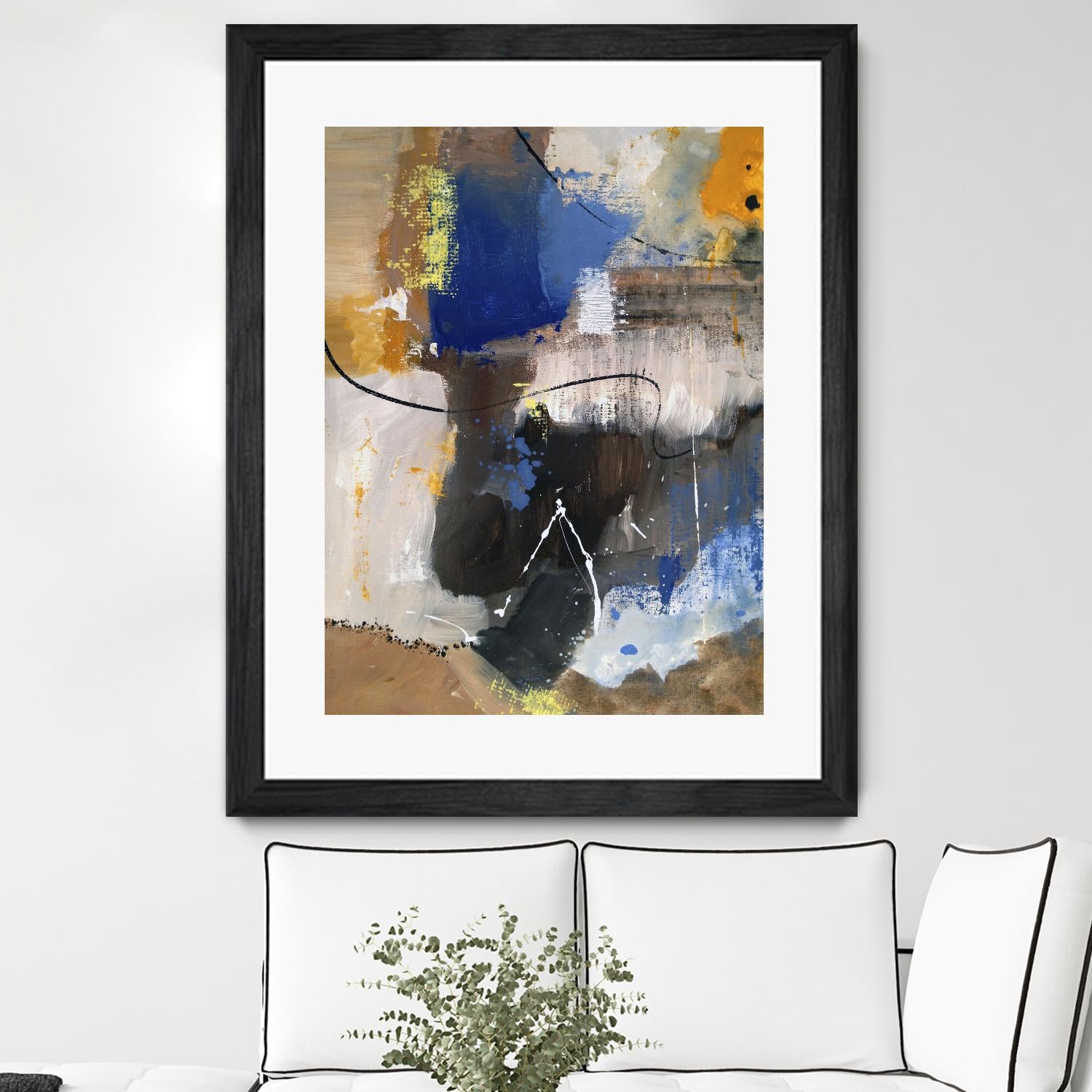 The Day is Near I by Ruth Palmer on GIANT ART - beige abstract