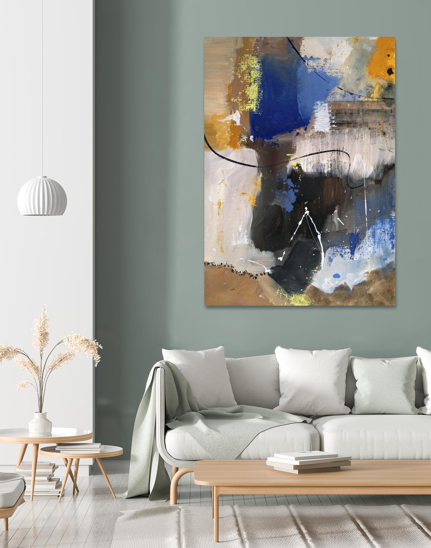 The Day is Near I by Ruth Palmer on GIANT ART - beige abstract