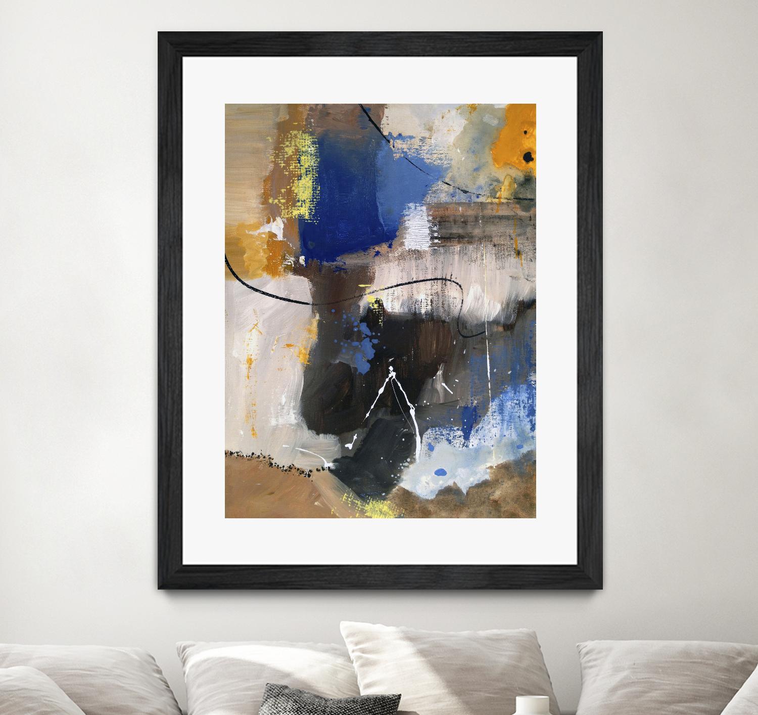 The Day is Near I by Ruth Palmer on GIANT ART - beige abstract