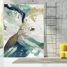 Riviera III by Ruth Palmer on GIANT ART - cyan abstract