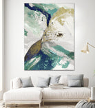 Riviera III by Ruth Palmer on GIANT ART - cyan abstract