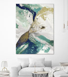 Riviera III by Ruth Palmer on GIANT ART - cyan abstract