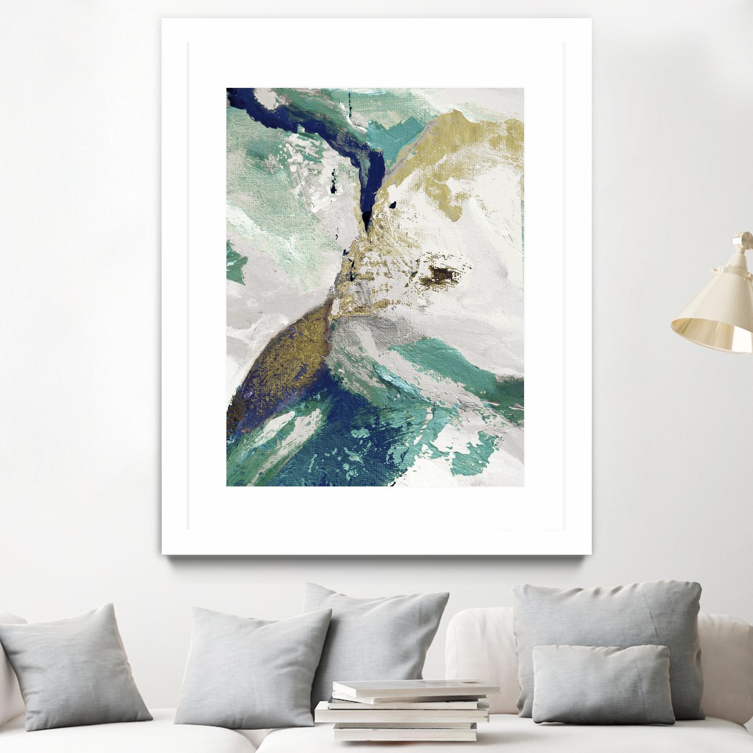 Riviera III by Ruth Palmer on GIANT ART - white abstract