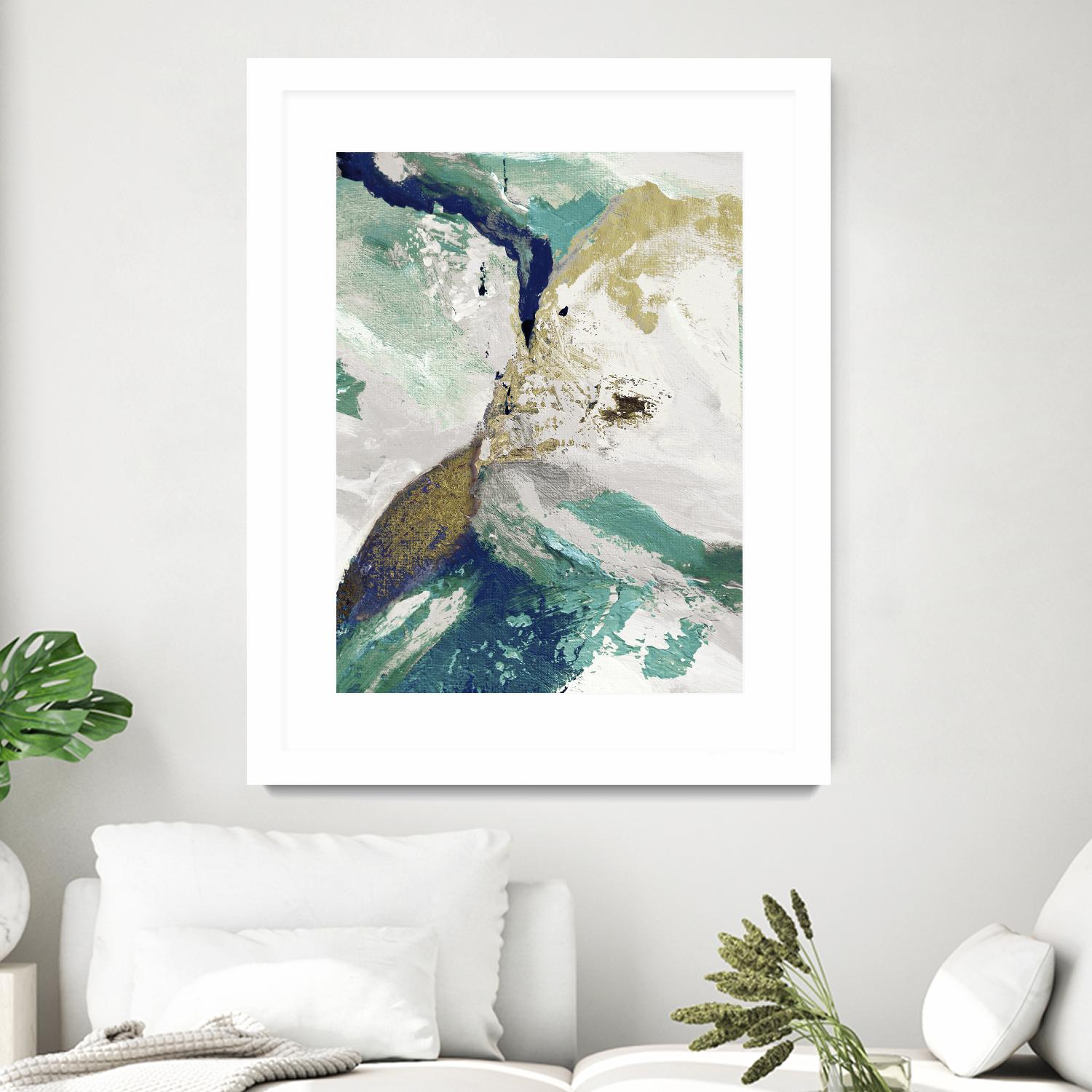 Riviera III by Ruth Palmer on GIANT ART - white abstract