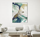 Riviera III by Ruth Palmer on GIANT ART - cyan abstract