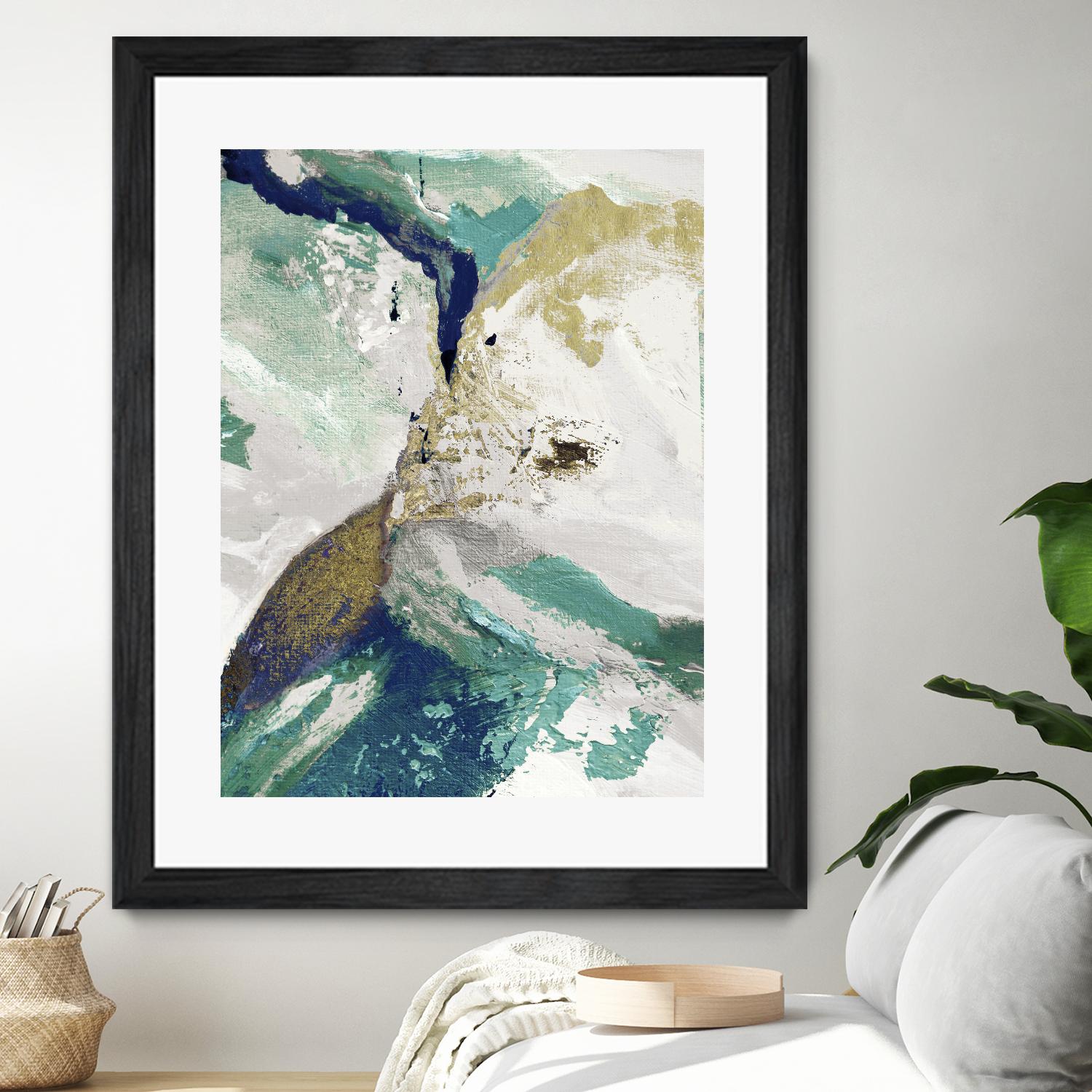 Riviera III by Ruth Palmer on GIANT ART - white abstract