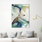 Riviera III by Ruth Palmer on GIANT ART - cyan abstract