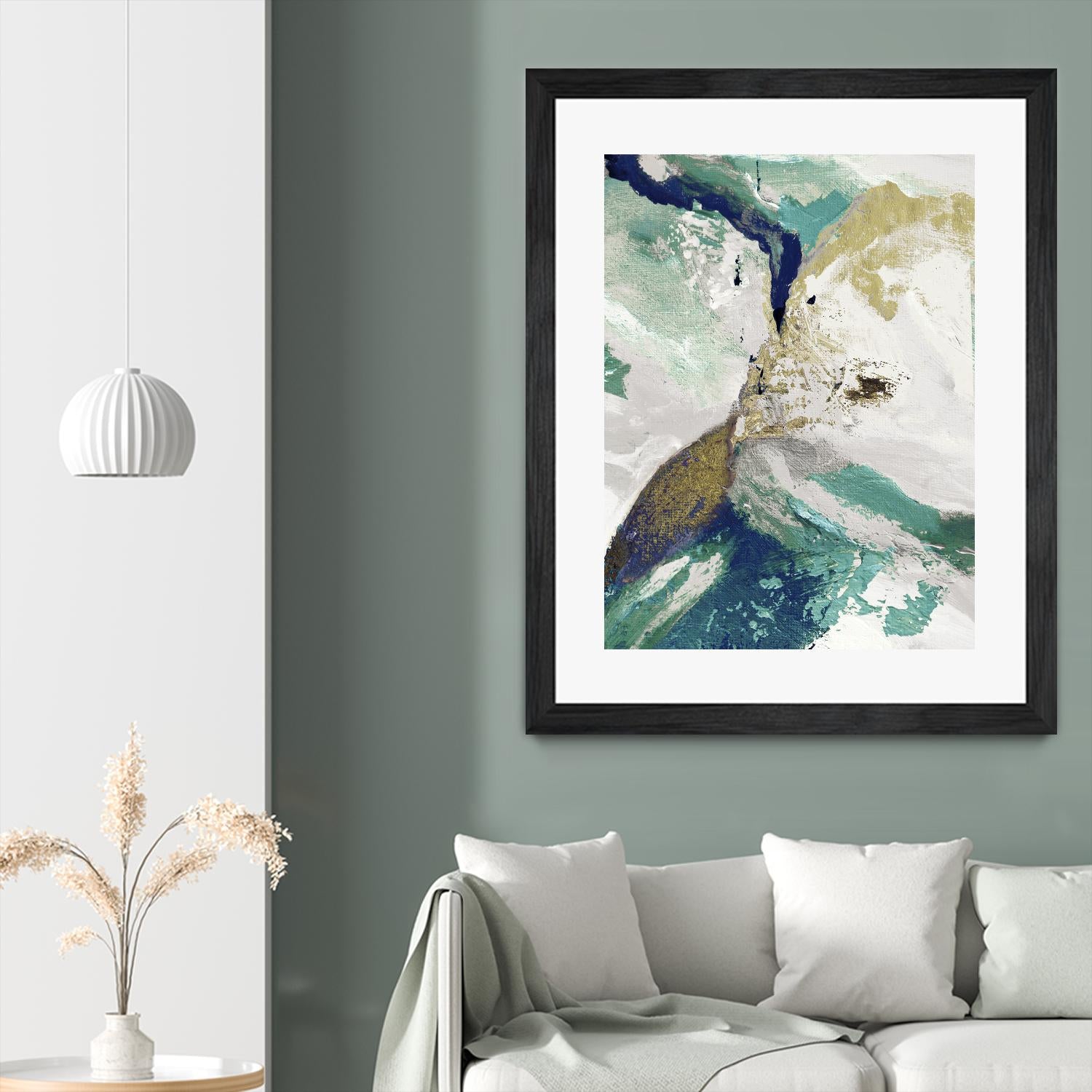 Riviera III by Ruth Palmer on GIANT ART - white abstract