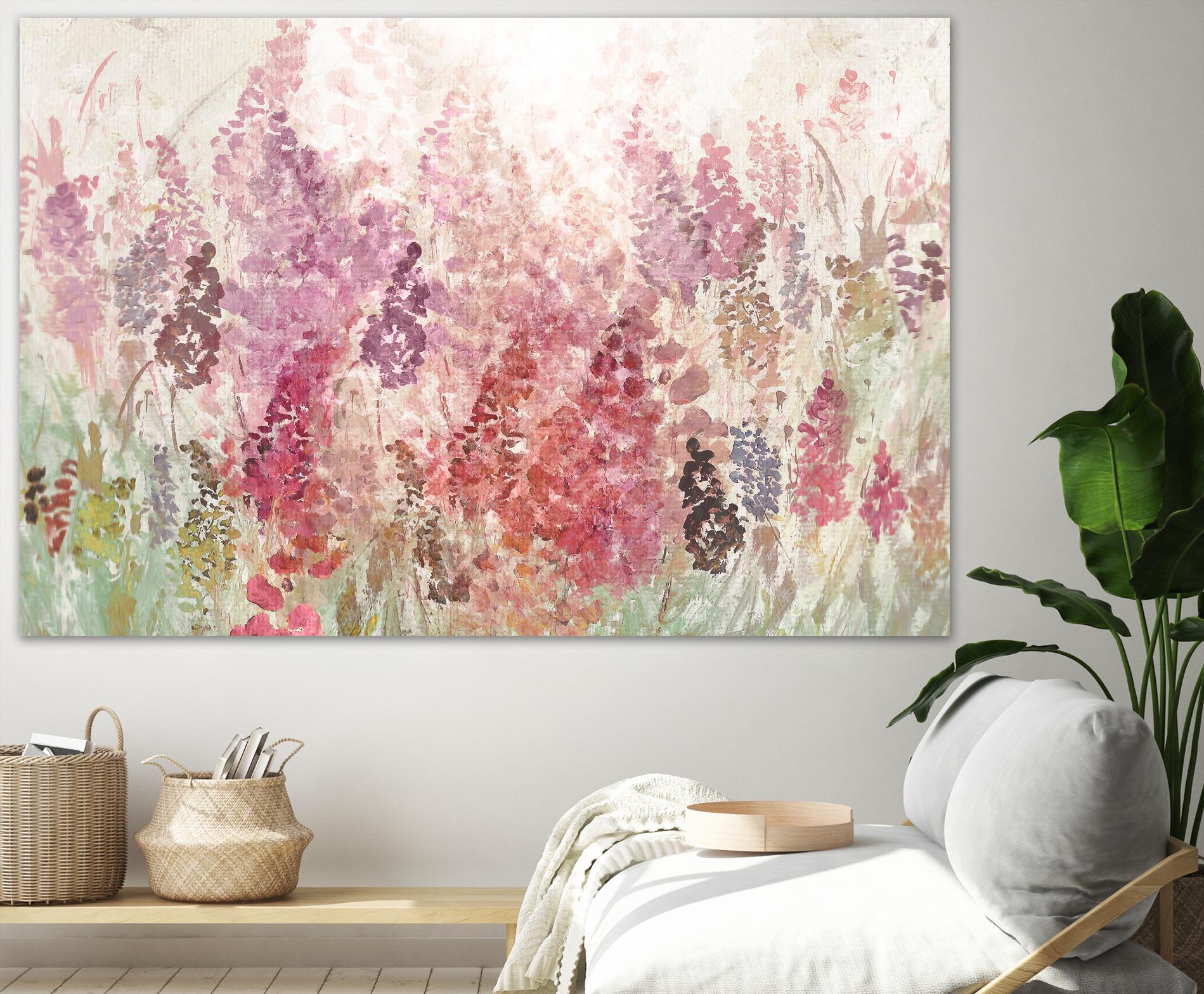 Summer Haze by Ruth Palmer on GIANT ART - red abstract