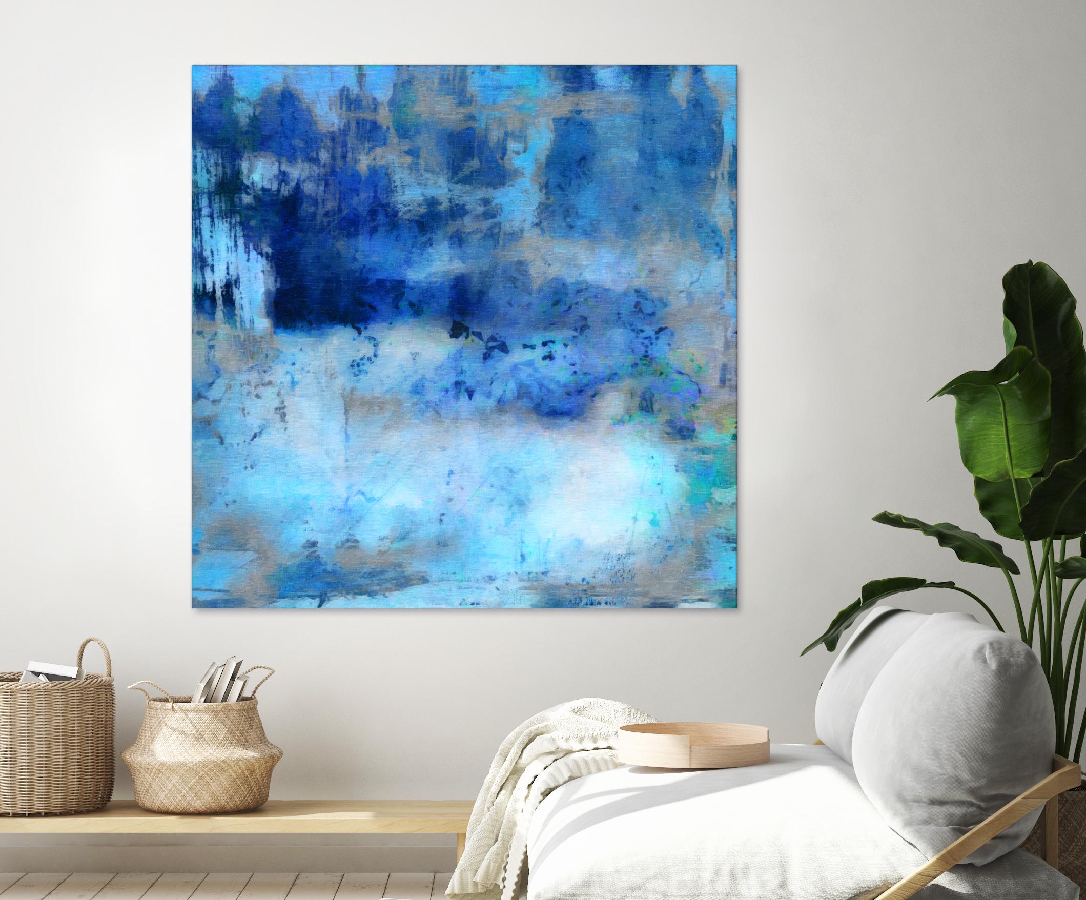 Blue Skies Ahead by Ricki Mountain on GIANT ART - blue abstract