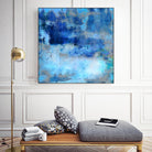Blue Skies Ahead by Ricki Mountain on GIANT ART - blue abstract