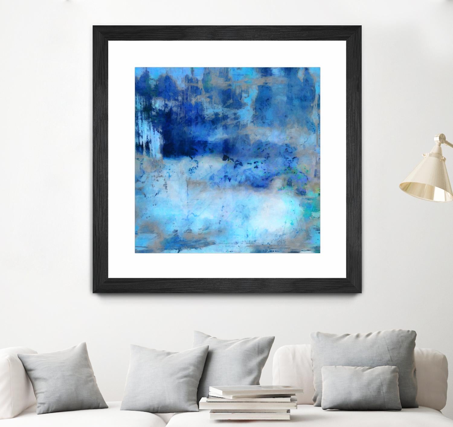 Blue Skies Ahead by Ricki Mountain on GIANT ART - blue abstract