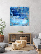 Blue Skies Ahead by Ricki Mountain on GIANT ART - blue abstract