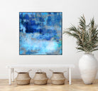 Blue Skies Ahead by Ricki Mountain on GIANT ART - blue abstract