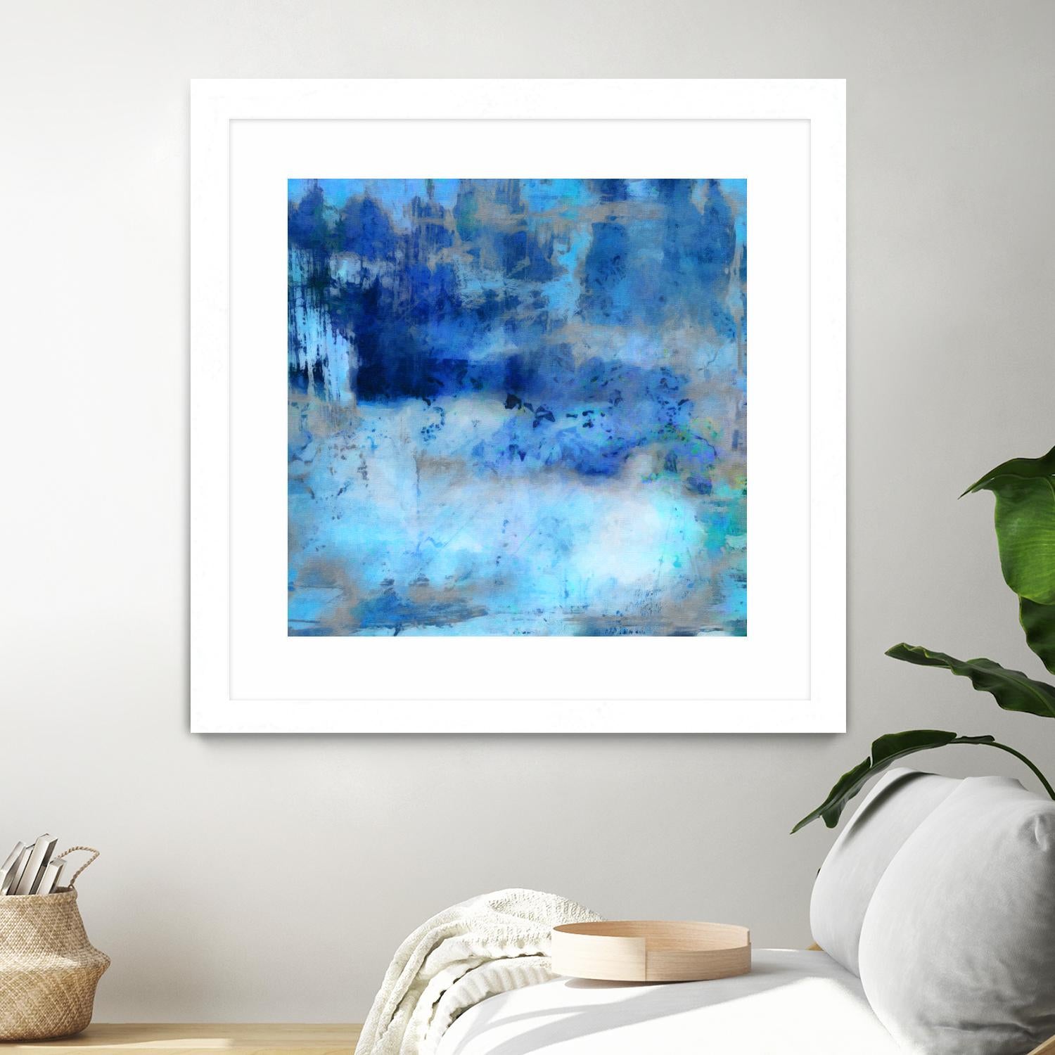 Blue Skies Ahead by Ricki Mountain on GIANT ART - blue abstract