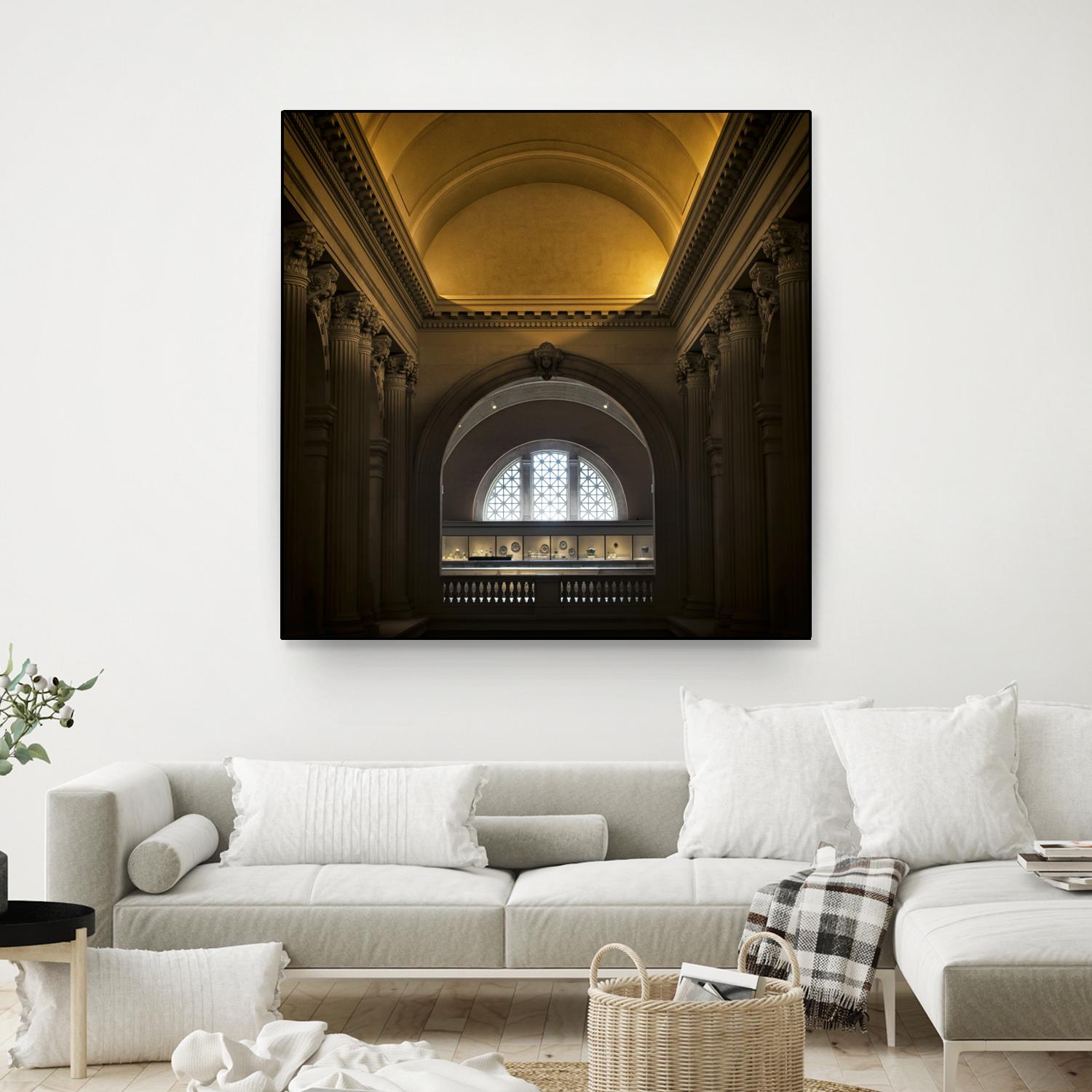 Museum I by Robert Schenck on GIANT ART - brown architectural