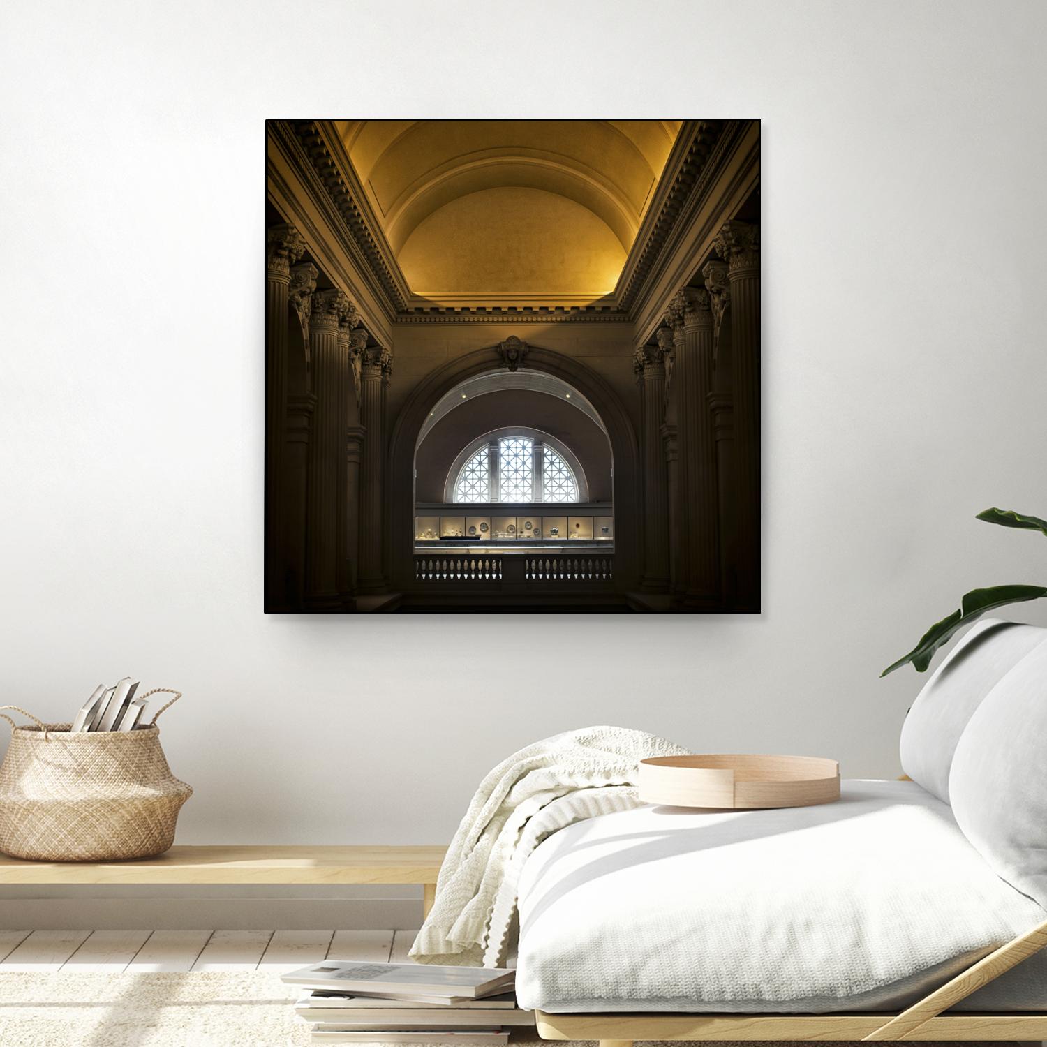 Museum I by Robert Schenck on GIANT ART - brown architectural