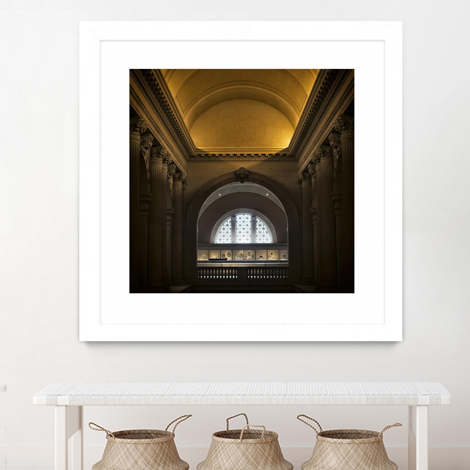 Museum I by Robert Schenck on GIANT ART - brown architectural