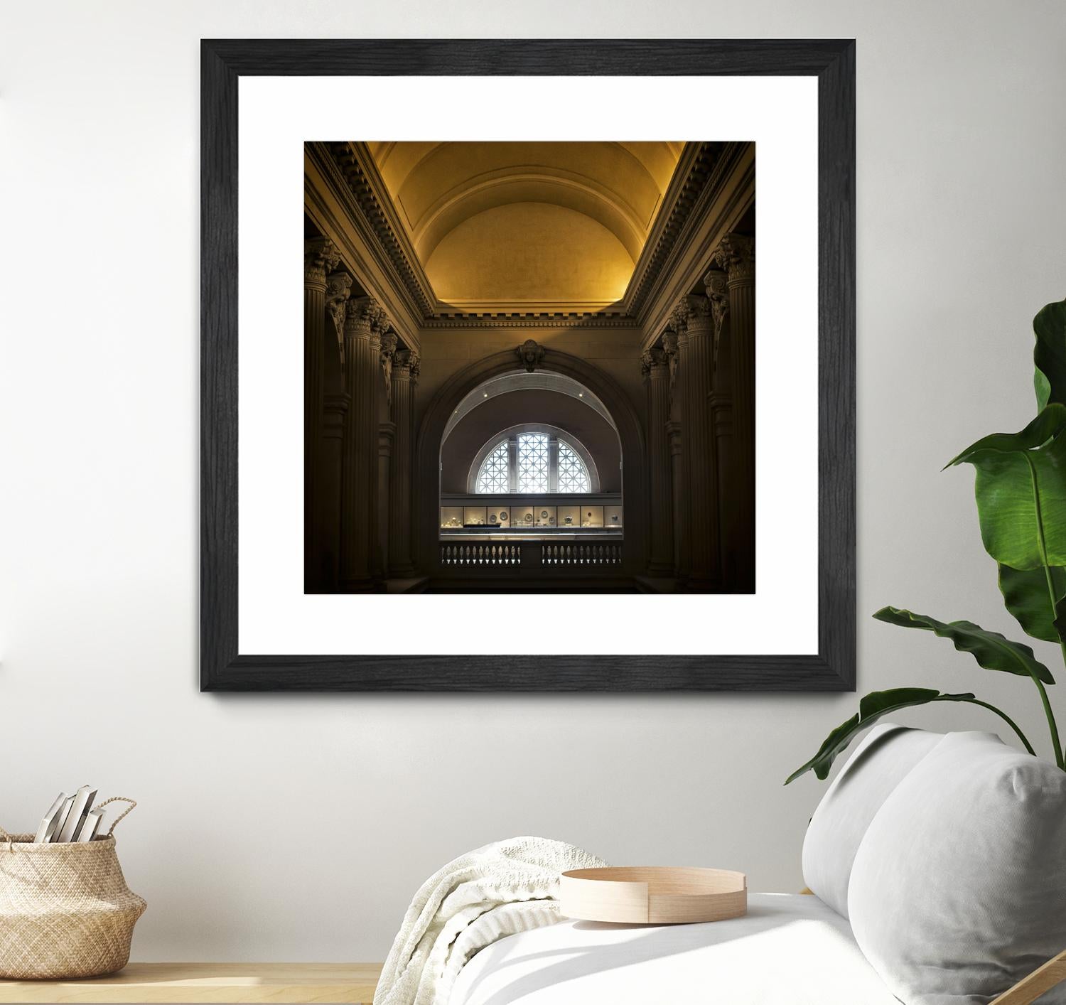 Museum I by Robert Schenck on GIANT ART - brown architectural