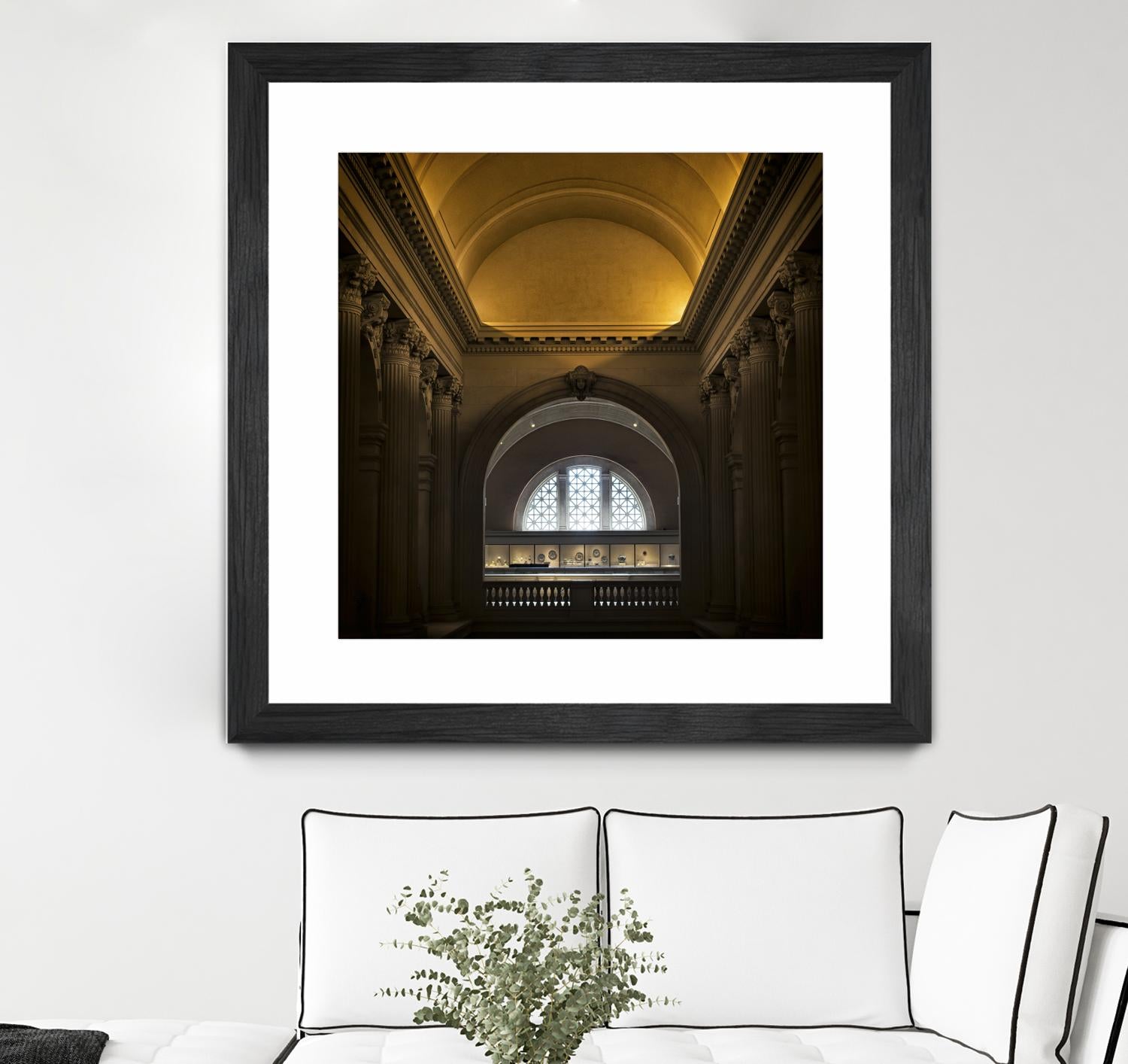 Museum I by Robert Schenck on GIANT ART - brown architectural