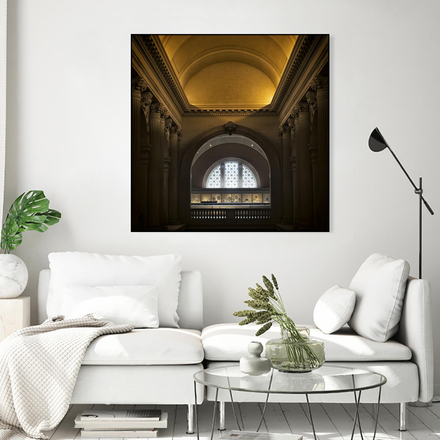 Museum I by Robert Schenck on GIANT ART - brown architectural