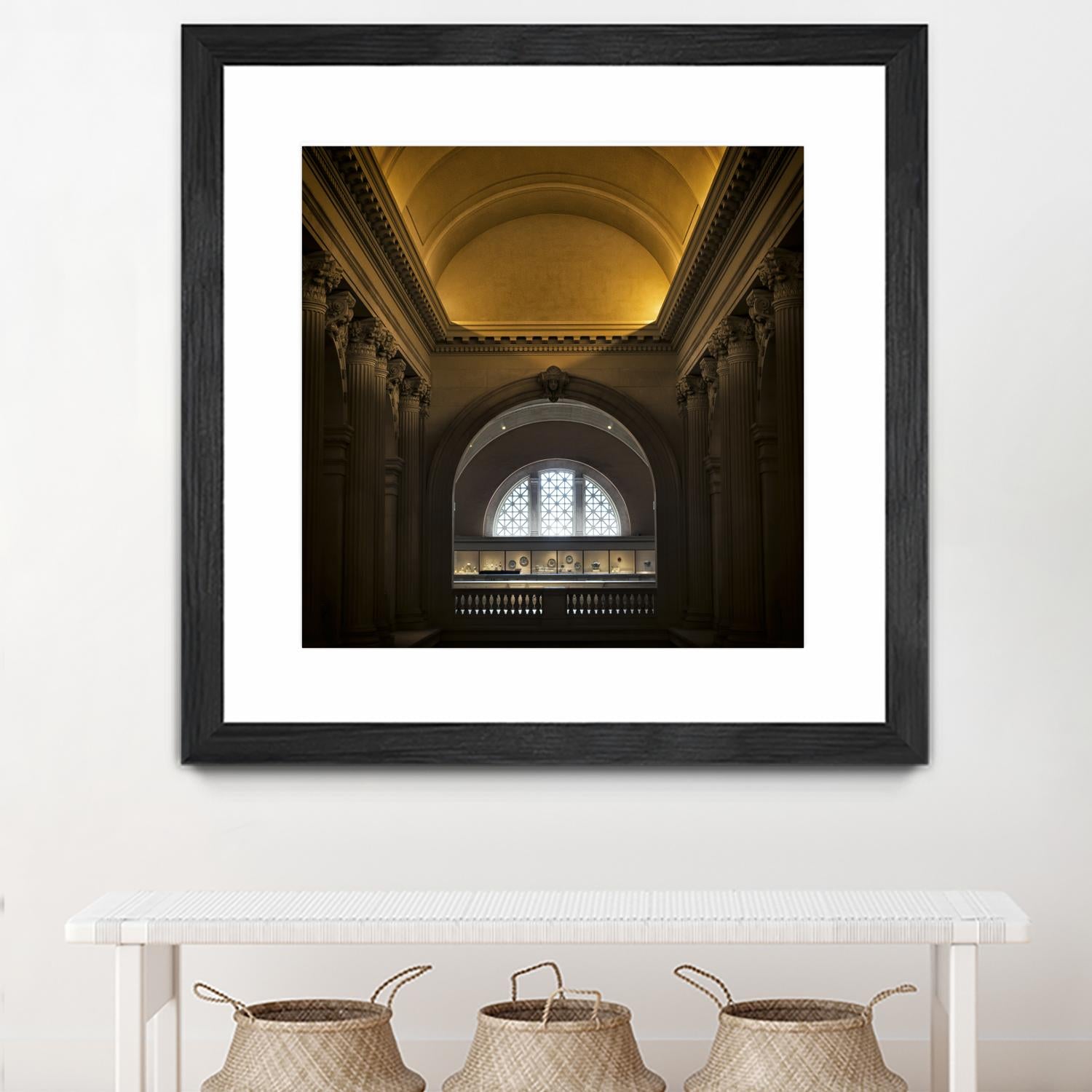 Museum I by Robert Schenck on GIANT ART - brown architectural